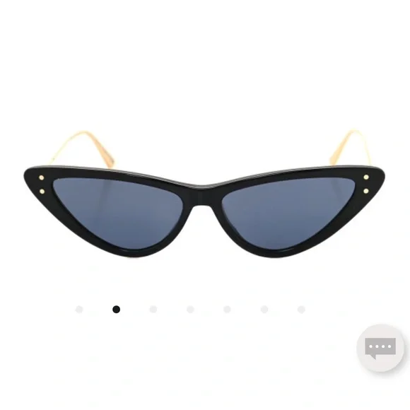 Cat Eye Miss Dior B4U Sunglasses Black